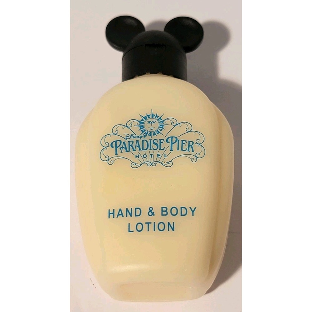 Disney Toiletries Mickey Mouse Cap‎ Hat Lotion Bottle Paradise Pier Resort